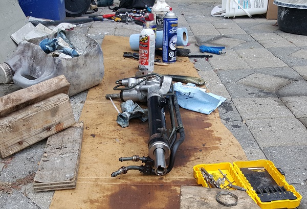 Installing power steering rack seals